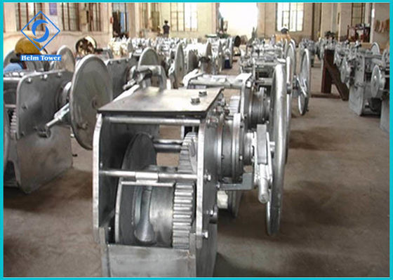 Manual Industrial Hydraulic Winch Barge Connecting Sidewinder / Anchor